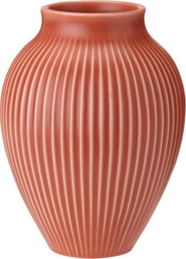 Ripple vase 27 cm korall
