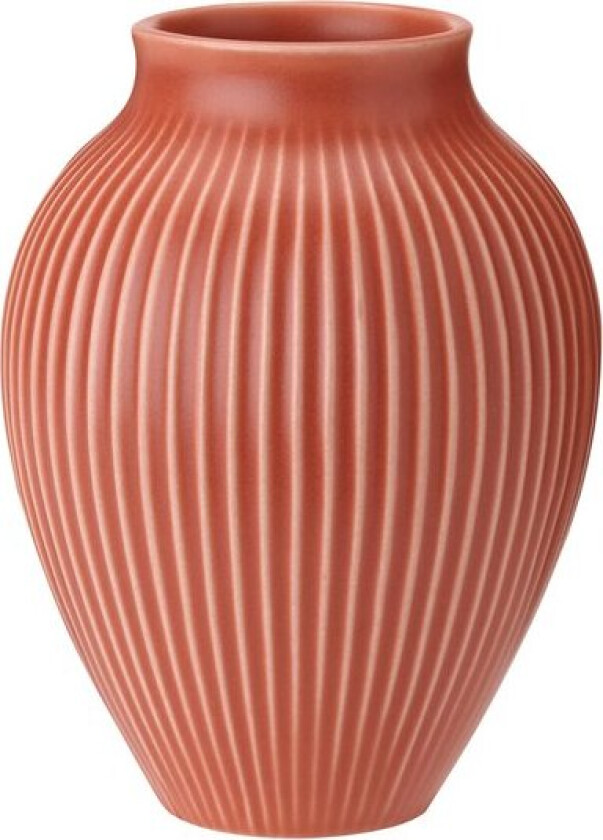 Ripple vase 12,5 cm korall
