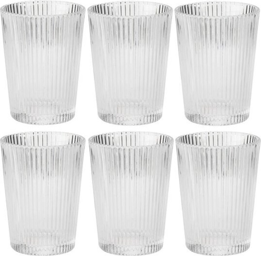 Bilde av Pilastro drikkeglass 15 cl 6 stk klar