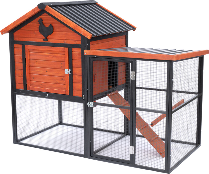Hønsehus Premium - L 166 x B 88 x H 131,4 cm (2 pakker*)