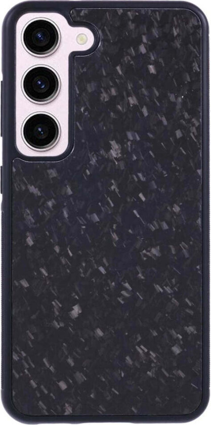 Samsung Galaxy S23 Sklisikkert Aramidfibre Deksel - MagSafe Kompatibel - Svart