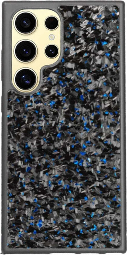 Samsung Galaxy S23 Ultra Sklisikkert Aramidfibre Deksel - MagSafe Kompatibel - Blå