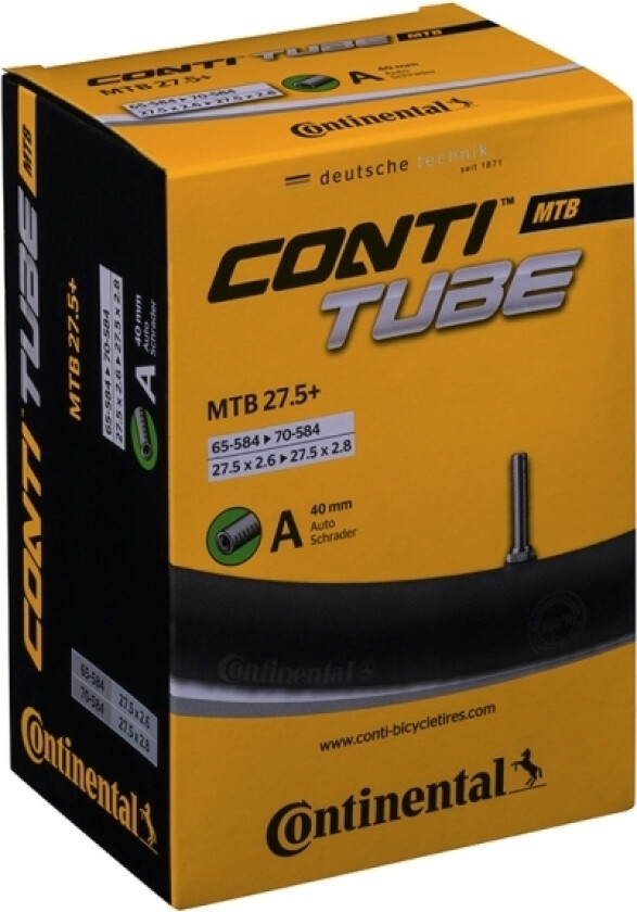 Mtb Tube Wide 27,5 X 2,6 - 2,8 (65-70X584) Schrader 40 Mm
