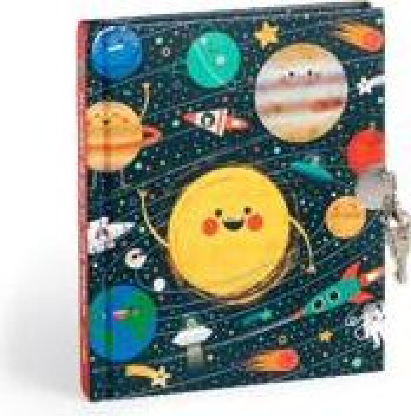 Solar System Locked Diary