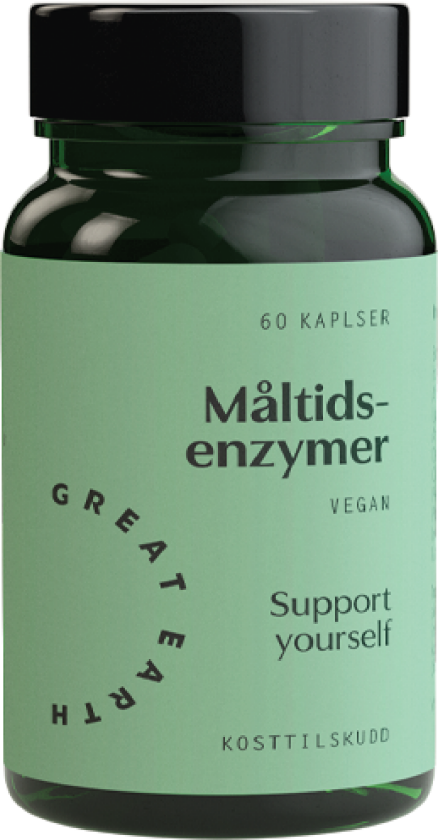 Måltidsenzymer kapsler, 60 stk.