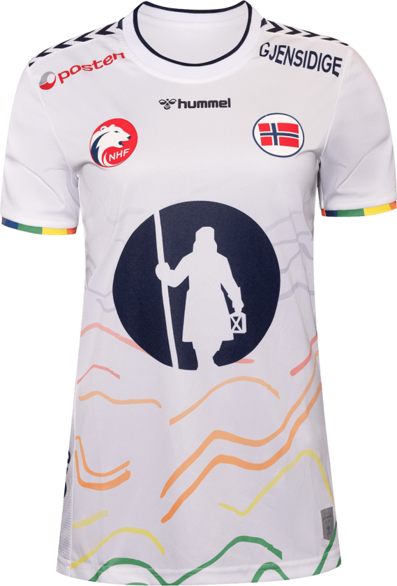 Bilde av NHF 24 3rd Kit Jersey Short Sleeve, håndballdrakt, dame White
