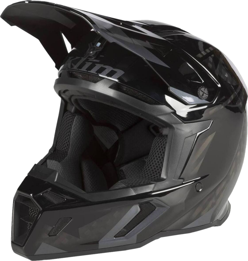 Snøscooterhjelm F5 Amp Svart-Asfalt