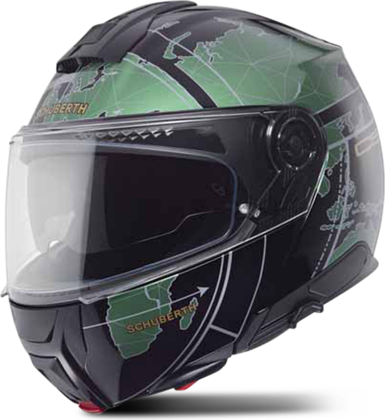 Schuberth Åpningshjelm C5 Grønn