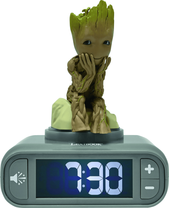"Groot Nighlight Alarm Clock with sounds  " (RL800GG)