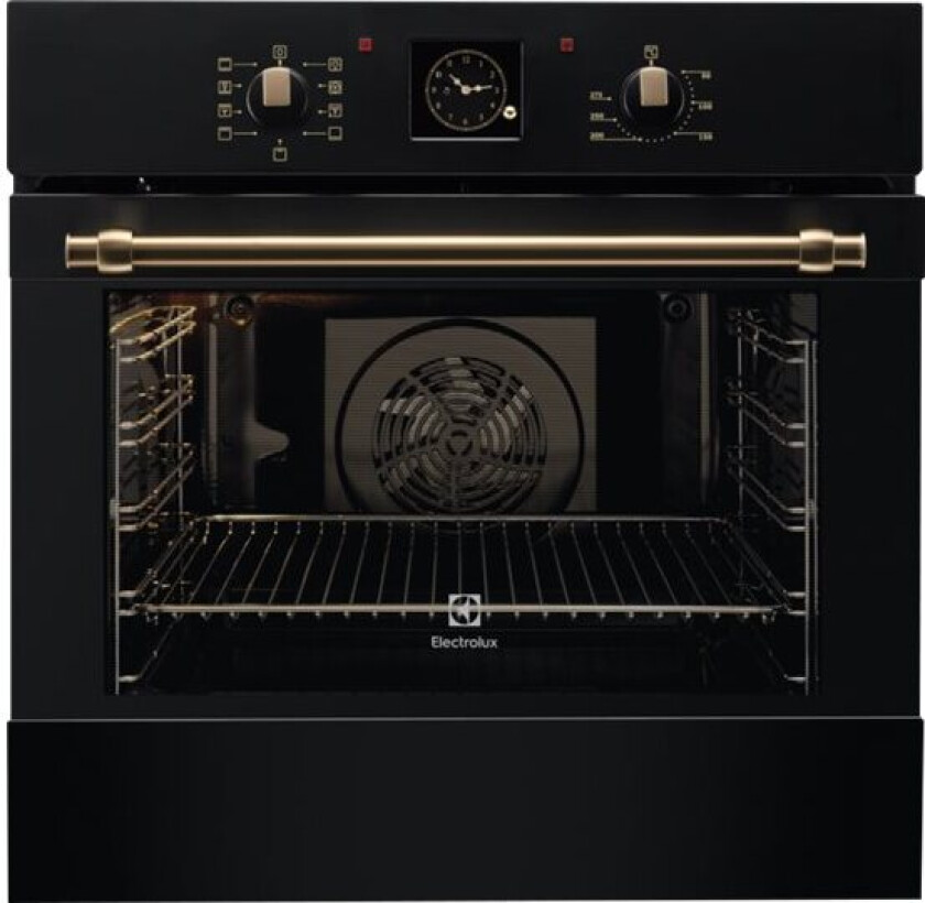 FLEX SurroundCook 600 EOB3400BOR - Ovn - innebygd - fordypning - bredde: 56 cm - dybde: 55 cm - høyde: 57.8 cm - med selvrens - Klasse A - svart