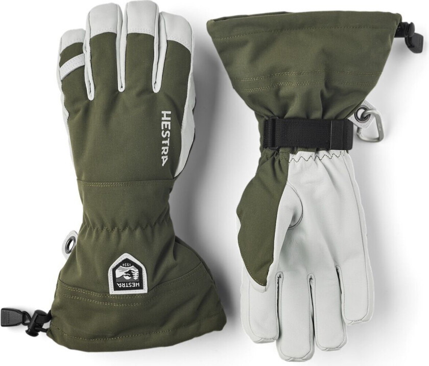 Army Leather Heli Ski Olive 8