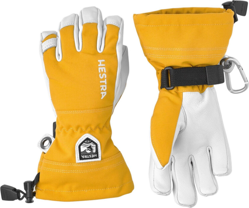 Army Leather Heli Ski Senap 8-9år