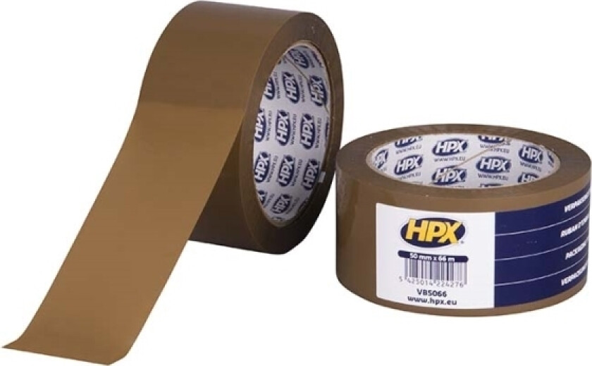 Hpx Pakketape Brun 50Mm X 66M (1Rl)