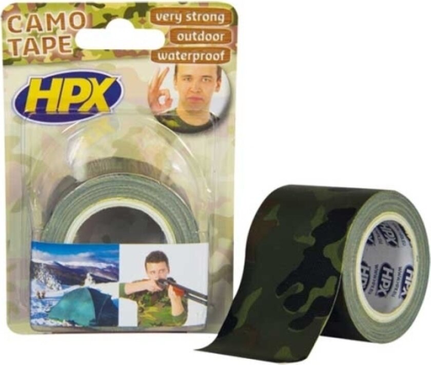 Hpx Gaffatape Camouflage, 50 Mm X 5 M