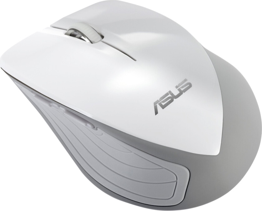 Asus Wt465 - Mus - Optisk - Trådløs - 2.4 Ghz - Usb Trådløs Mottaker - Hvit