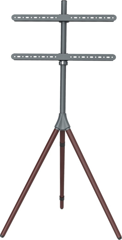 Bilde av TV-gulvstativ 40-65", svart/mørk brun