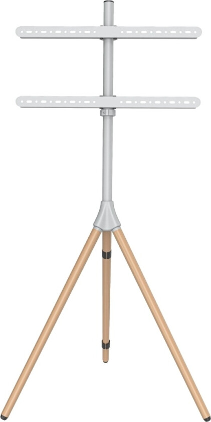 Bilde av TV-gulvstativ 40-65", svart/lys brun