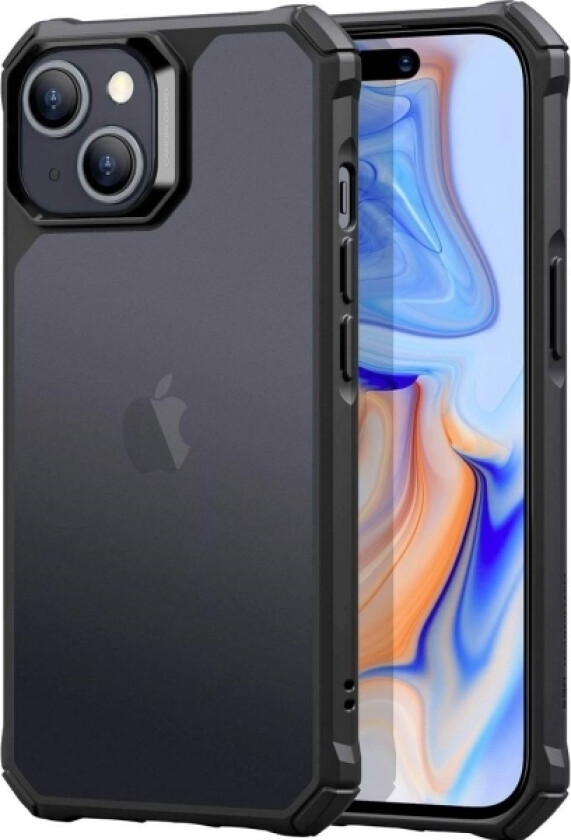 Esr Air Armor Case Mobiltelefon Backcover Apple Iphone 15 Sort Induktiv Opladning