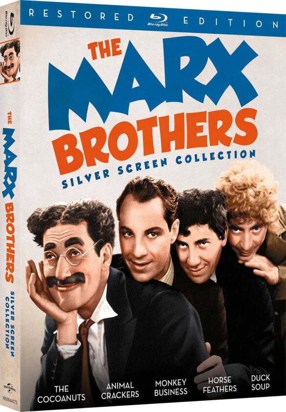 The Marx Brothers Silver Screen Collection Bluray