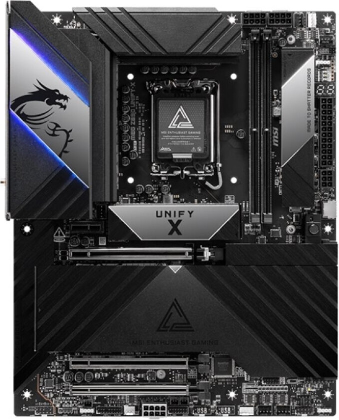 Msi Meg Z890 Unify-X - Hovedkort - Atx - Lga1851-Sokkel - Z890 Chipset - Usb-C 3.2 Gen 2X2, Usb 3.2 Gen 1, Usb 3.2 Gen 2, Usb-C 3.2 Gen2 - 5 Gigabit