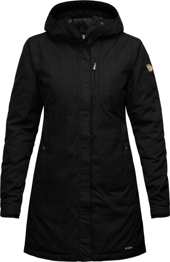Women's Kiruna Padded Parka M, Black