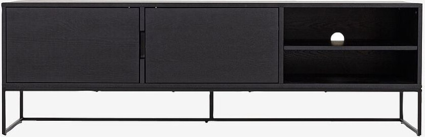 Tv-benk Lipp 2D1ÖP, Svart