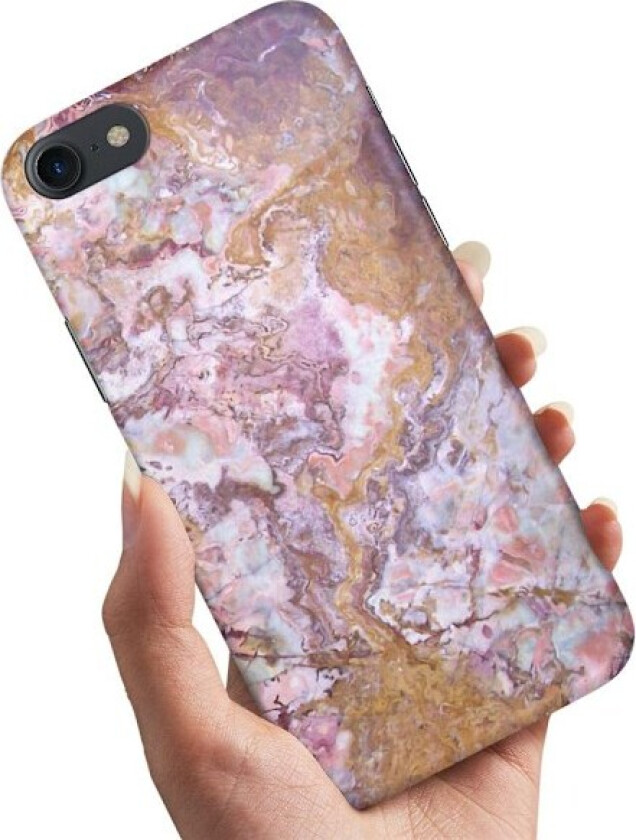 iPhone 7/8/SE - Deksel/Mobildeksel Marmor Multicolor