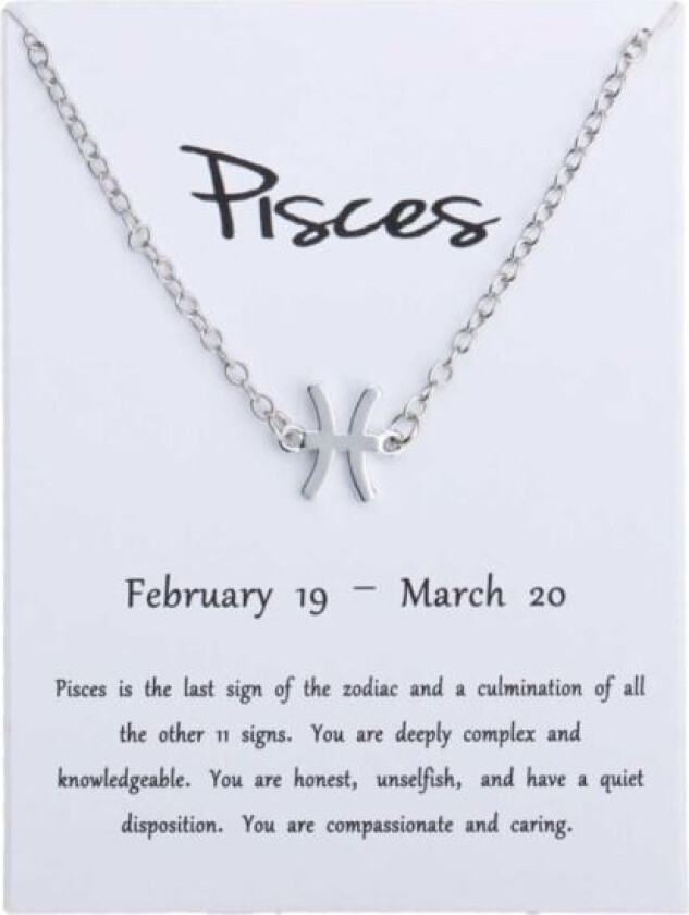 Gavearmbånd Zodiac Sign Fiss Pisces armbånd sølv sølv