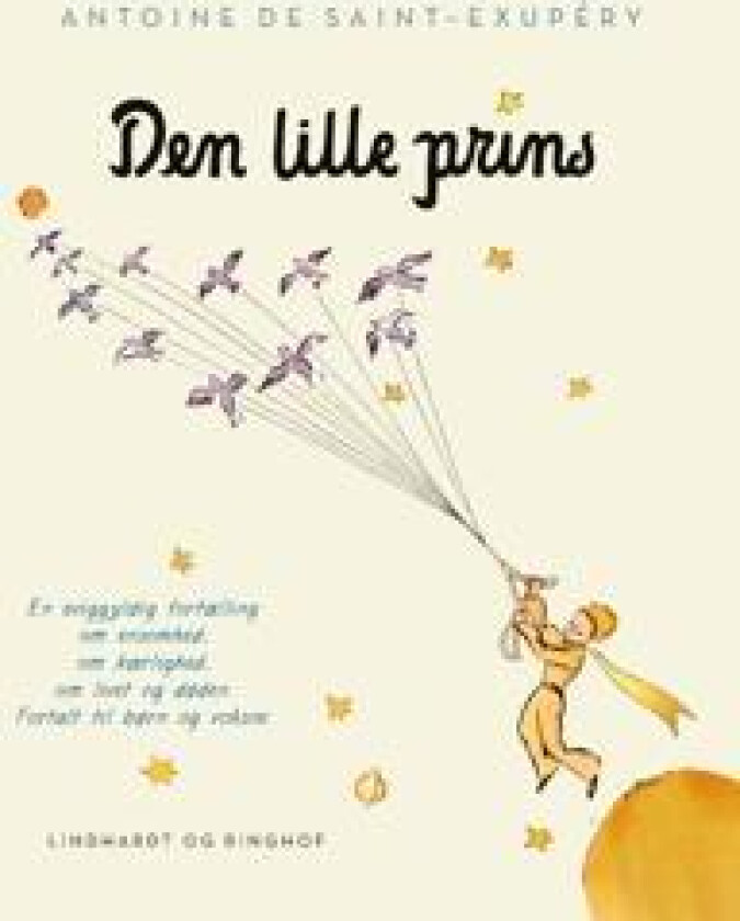 Den lille prins, lys softcover m.flapper