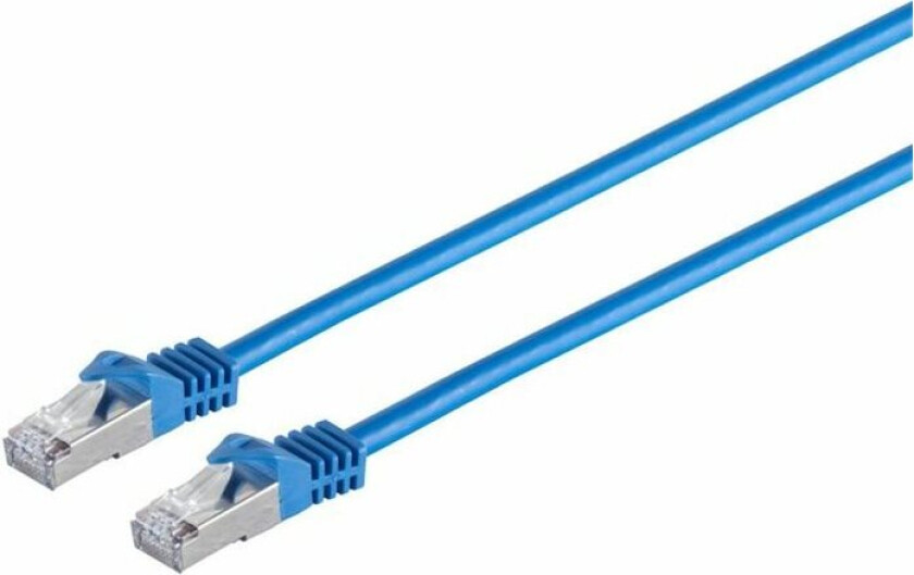 Microconnect - Nettverkskabel - Rj-45 (Hann) Til Rj-45 (Hann) - 3 M - Sftp, Pimf - Cat 7 - Halogenfri, Uten Hindringer - Blå