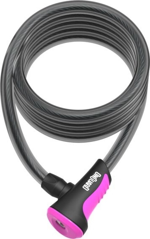Onguard Bike Lock Rope Neon Pink 12X1800 Mm (8156Pn)