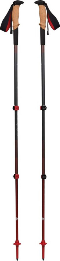 Unisex Pursuit Shock Trekking Poles M/L, Steel Grey/Octane