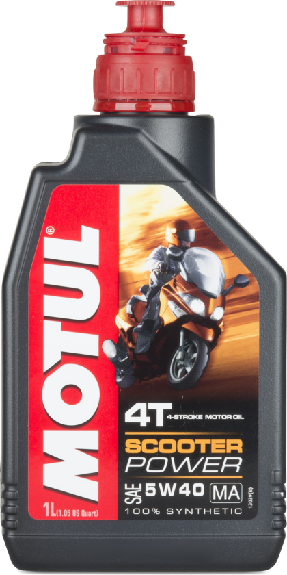 Olje 4T Helsyntetisk Scooter Power 5W40 1L S