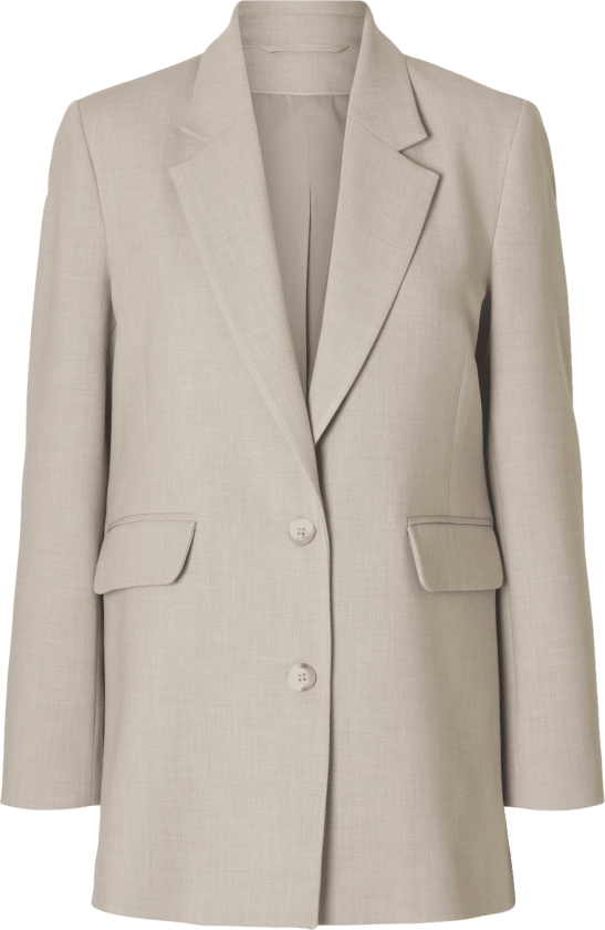 Selected Femme Rita Relaxed Blazer - Island Fossil