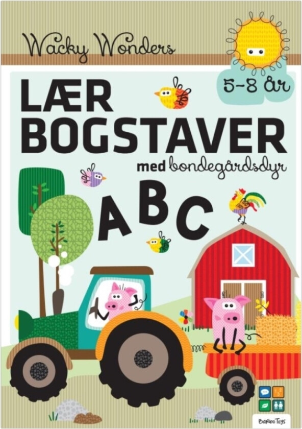 Aktivitetsbog Lær Bogstaver Med Wacky Wonders Bondegårdsdyr - Abc