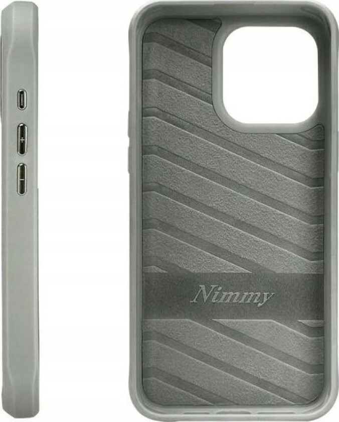Nimmy Iphone 15 Pro Max 6.7" Case Gray/Grey Glasses Cool Cat