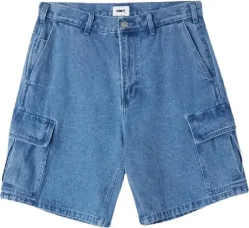 Herre, Shorts, Blå, W32