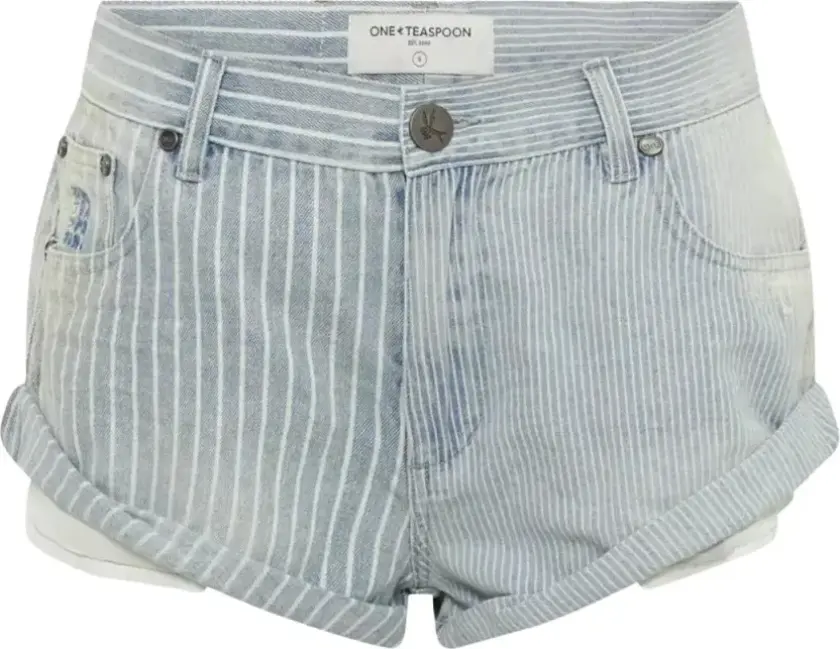 Dame, Shorts, Blå, W31