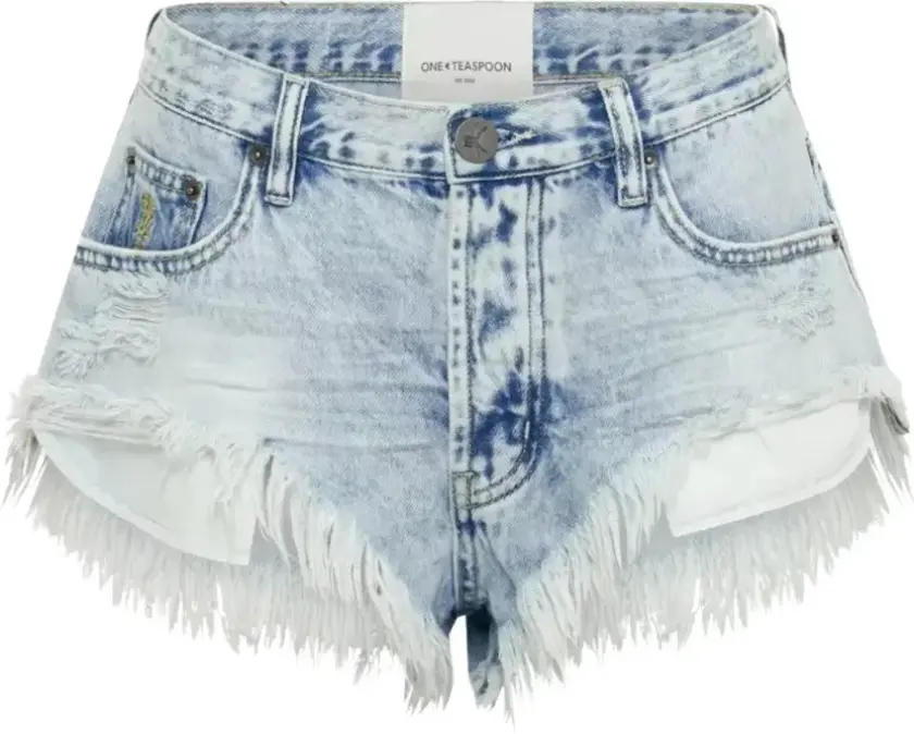 Dame, Shorts, Blå, W25