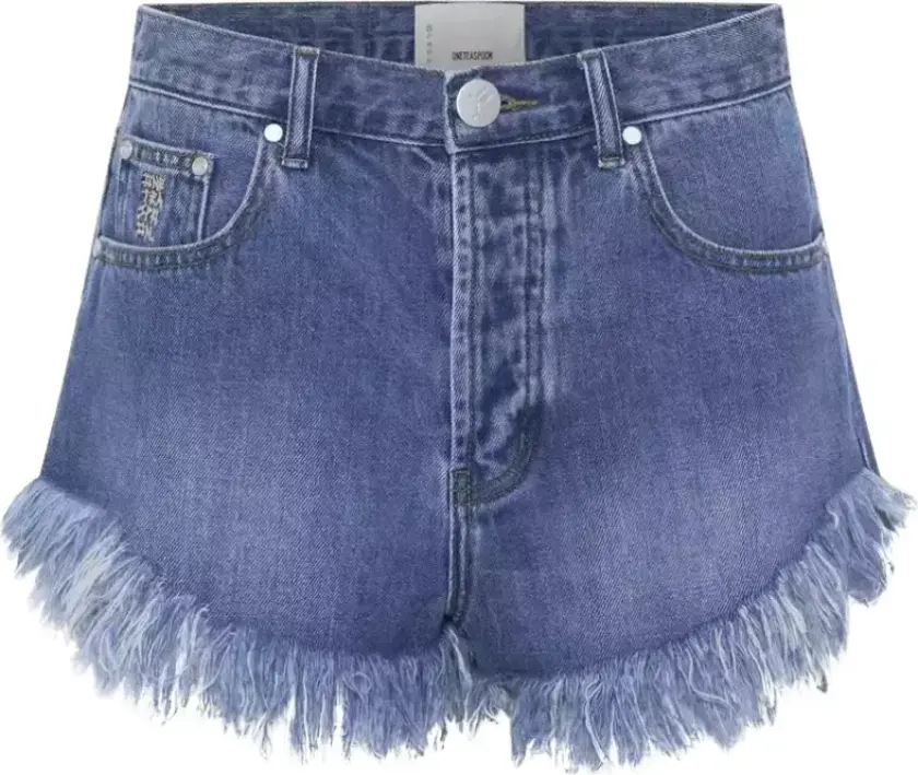 Dame, Shorts, Blå, W25