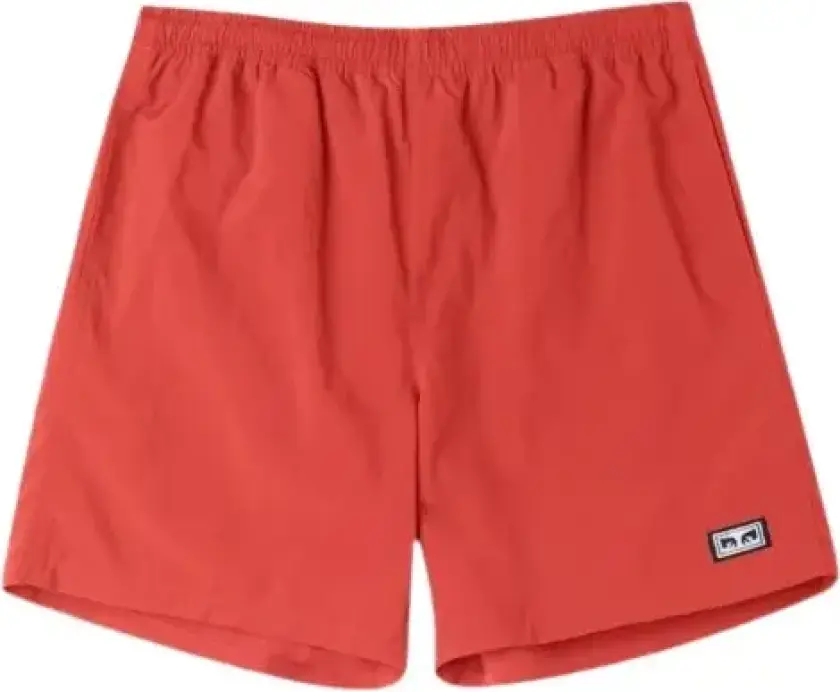 Herre, Shorts, Rød, S