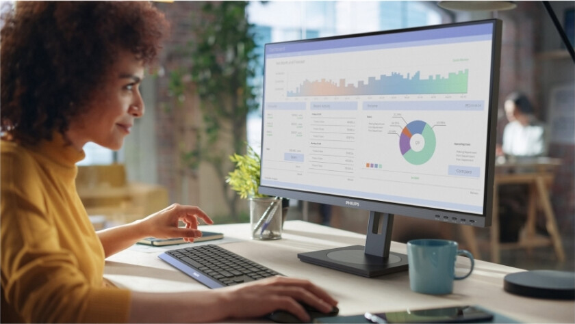 27B1u3900 - 3000 Series - Led-Skjerm - 27" - 3840 X 2160 4K @ 60 Hz - Ips - 350 Cd/M² - 1000:1 - 4 Ms - 2Xhdmi, Displayport, Usb-C - Høyttale