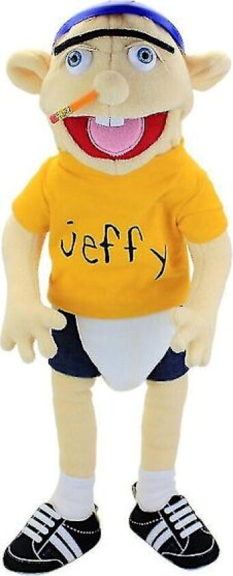 60cm Jeffy Hat Hånddukke Jeffy Plysjdukke Cosplay Leke Spill Fylt Dukke Barn Julegaver