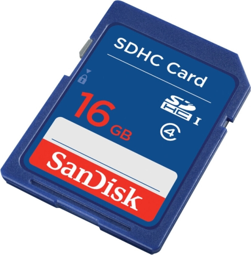 Sandisk Standard - Flashminnekort - 16 Gb - Class 4 - Sdhc