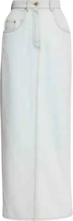 Dame, Skjørt, Blå, M