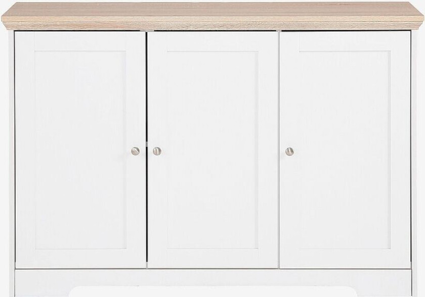 Skjenk Nanna 3 Door, Hvit