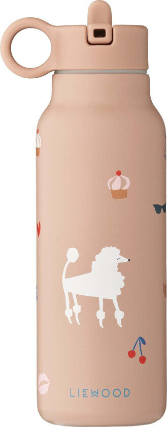 Falk Vannflaske 350 ml, Paris/Pale Tuscany - Tåteflasker & Tilbehør - Rustfritt stål,Plast