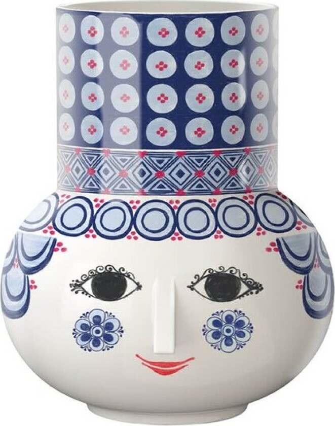 Olga vase 20 cm blå