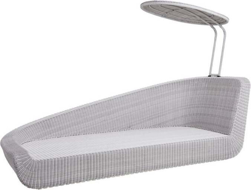 Savannah Daybed høyre modul hvit grå