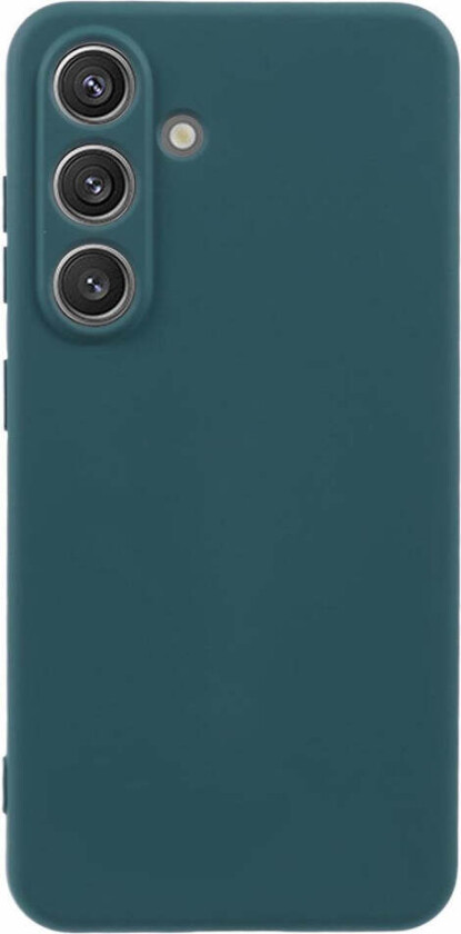 Samsung Galaxy S25+ (Plus) Fôret Fleksibelt Plast Deksel - Mørkegrønn